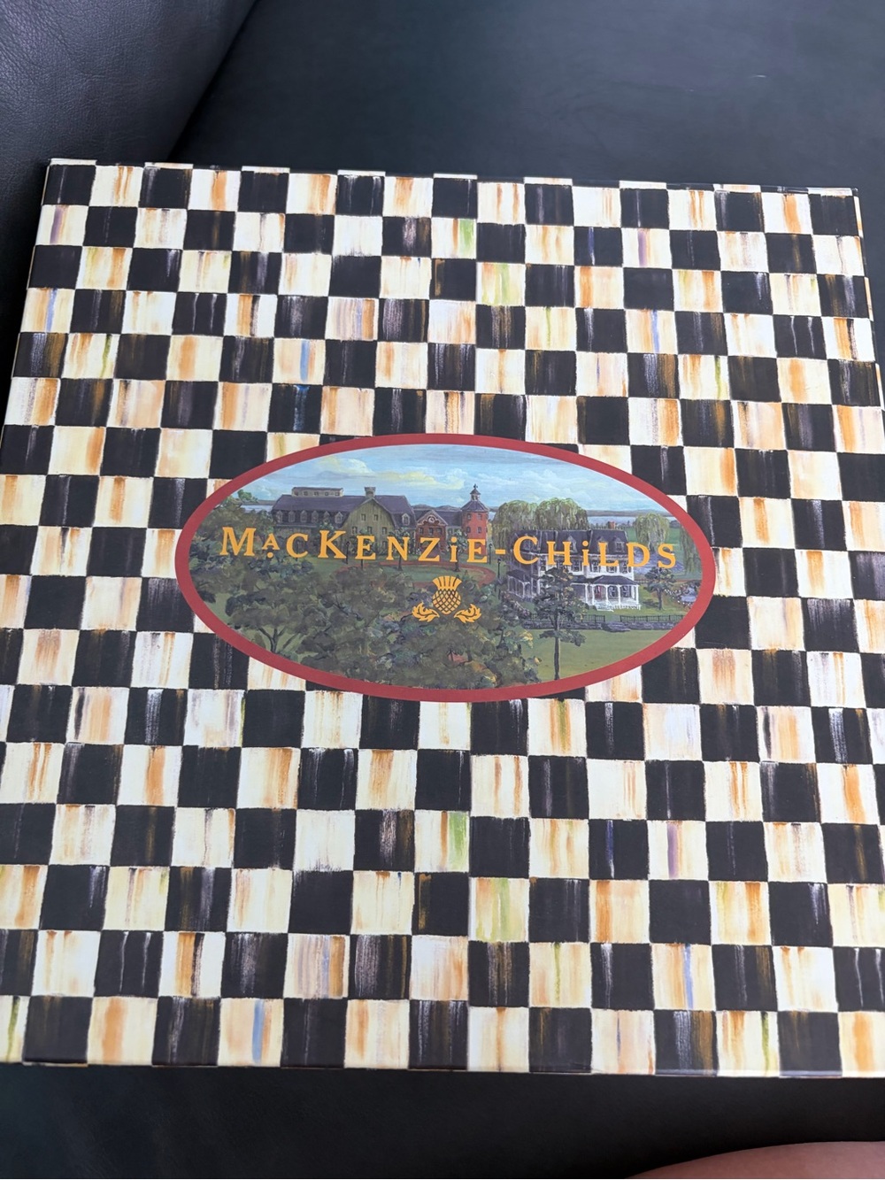 NEW MacKenzie-Childs Vendage Robe Rare, Retired Print, Collector Piece - Picture 8 of 11